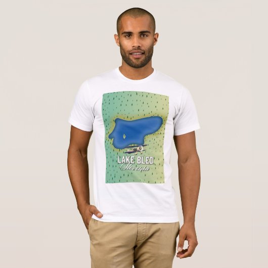 Lake Bled Slovenien T-Shirt (Vorne ganz)