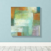 Lake Blue Essence II Leinwanddruck (Insitu (Holzboden))