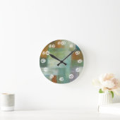 Lake Blue Essence II Runde Wanduhr (Zuhause)