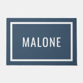 Lake Blue Personalisiert Familienname Doormat Fußmatte (Vorderseite)