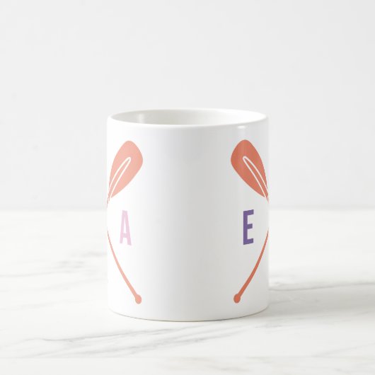 Lake Boat Paddles Kaffeetasse (Mittel)