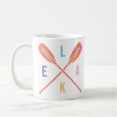 Lake Boat Paddles Kaffeetasse (Links)