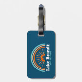 Lake Brandt North Carolina Rainbow Gepäckanhänger (Rückseite vertikal)