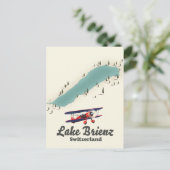 Lake Brienz Schweiz Karte (Stehend Vorderseite)