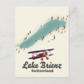 Lake Brienz Schweiz Karte (Vorderseite)