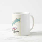 Lake Brienz Schweiz Karte Kaffeetasse (VorderseiteRechts)