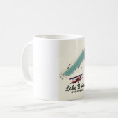 Lake Brienz Schweiz Karte Kaffeetasse (Vorderseite Links)