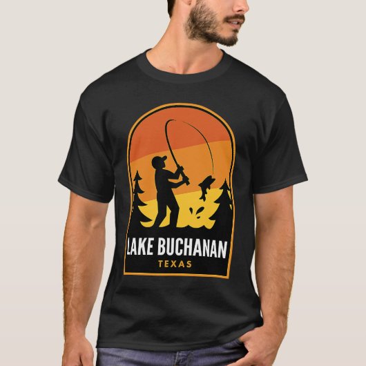 Lake Buchanan Texas Fishing T-Shirt (Vorderseite)