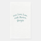 Lake Burton Paper Napkin Serviette (Vorderseite)