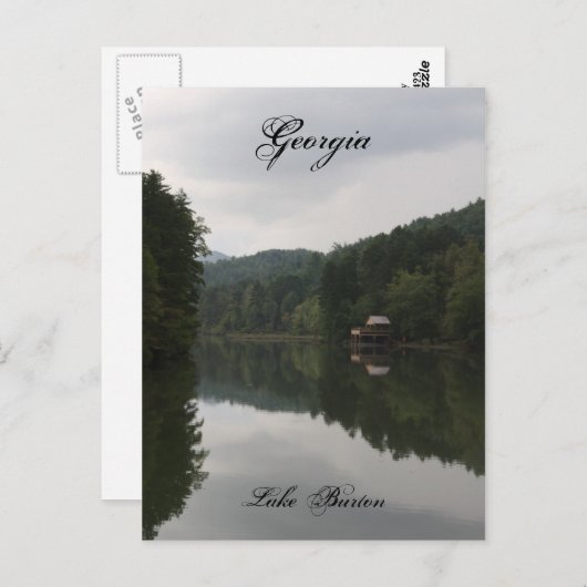 Lake Burton Postcard Postkarte (Vorne/Hinten)