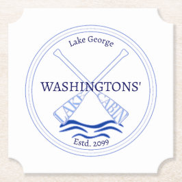 Lake Cabin Beer Soda Drink Flasche Untersetzer