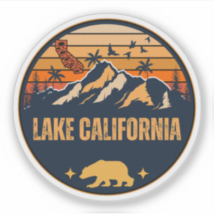 Lake California, Kalifornien Aufkleber