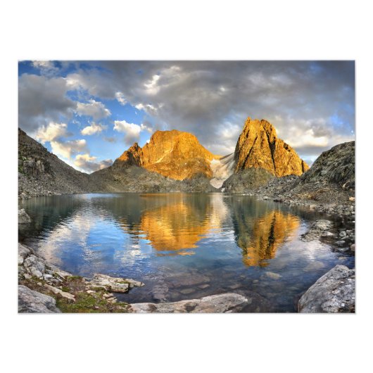 Lake Catherine Banner Ritter Sunset - Sierra - Sie Fotodruck (Vorne)