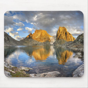 Lake Catherine Banner Ritter Sunset - Sierra - Sie Mousepad