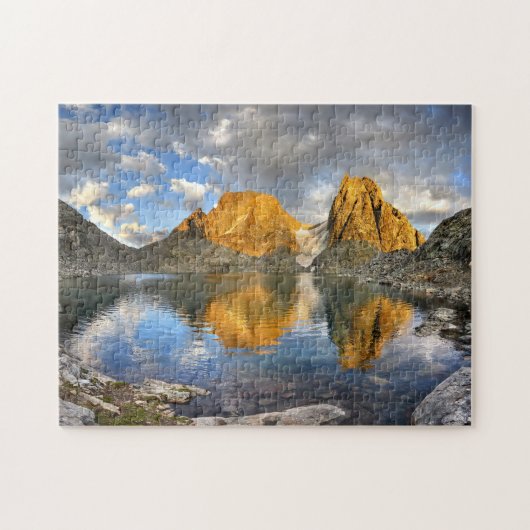 Lake Catherine Banner Ritter Sunset - Sierra - Sie Puzzle (Horizontal)