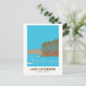 Lake Catherine Staat Park Arkansas Vintag Postkarte (Stehend Vorderseite)