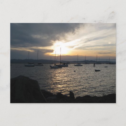 Lake Champlain at Sunset Postkarte (Vorderseite)