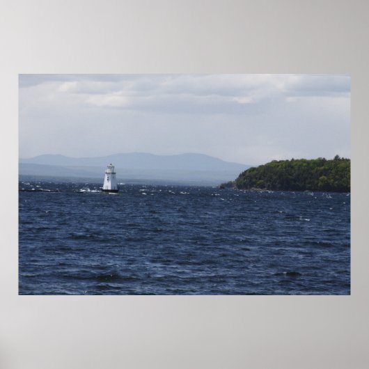 Lake Champlain Breakwater Poster (Vorne)
