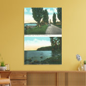 Lake Champlain Drive View Leinwanddruck (Insitu (Wohnzimmer))