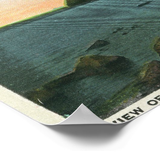 Lake Champlain Drive View Poster (Ecke)