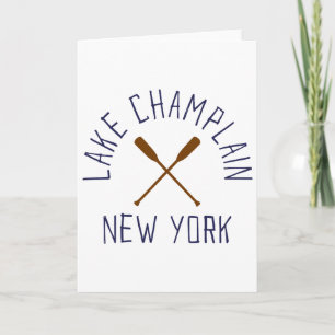 Lake Champlain New York im Freien Vintage  Karte