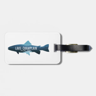 Lake Champlain New York Vermont Fische Gepäckanhänger