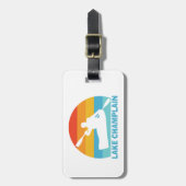 Lake Champlain New York Vermont Kayak Gepäckanhänger (Vorderseite vertikal)