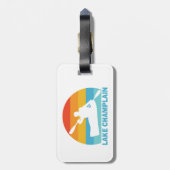 Lake Champlain New York Vermont Kayak Gepäckanhänger (Rückseite vertikal)