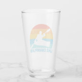 Lake Champlain New York Vermont Kayak Glas (Rückseite)