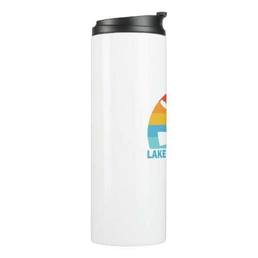 Lake Champlain New York Vermont Kayak Thermosbecher (Nach links gedreht)