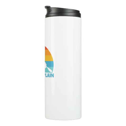 Lake Champlain New York Vermont Kayak Thermosbecher (Nach rechts gedreht)