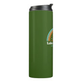 Lake Champlain New York Vermont Rainbow Thermosbecher (Nach links gedreht)