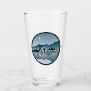 Lake Champlain New York Vermont Reflection Glas