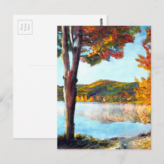 Lake Champlain Postkarte (Vorne/Hinten)