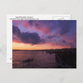 Lake Champlain Postkarte (Vorne/Hinten)