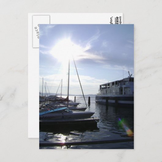 Lake Champlain Postkarte (Vorne/Hinten)