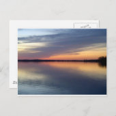 Lake Champlain Sonnenuntergang von Alburgh, VT Postkarte (Vorne/Hinten)