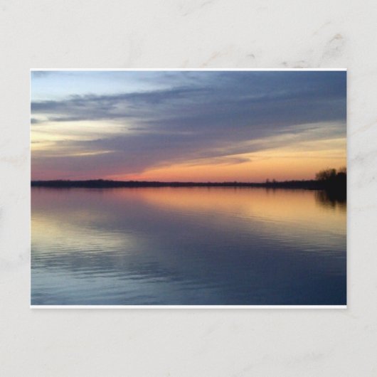 Lake Champlain Sonnenuntergang von Alburgh, VT Postkarte (Vorderseite)