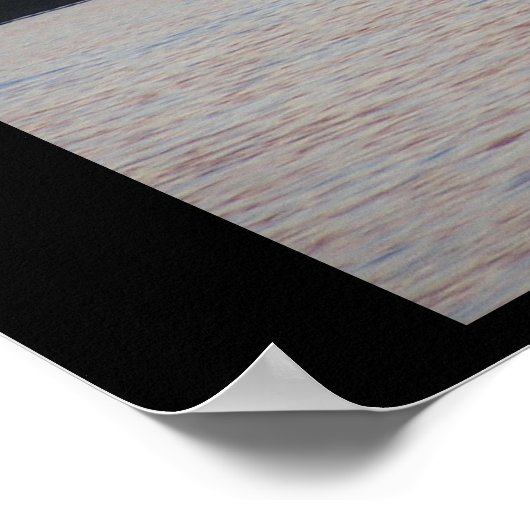 Lake Champlain Sunset Poster (Ecke)