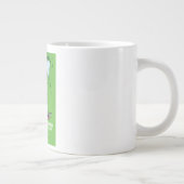 Lake Champlain USA Kanada Kartenposter Jumbo-Tasse (Rechts)