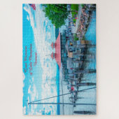 Lake Champlain Vermont.Christmas Greetings Jigsaw Puzzle (Vertikal)