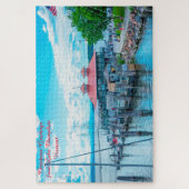 Lake Champlain Vermont.Christmas Greetings Jigsaw Puzzle (Vertikal)