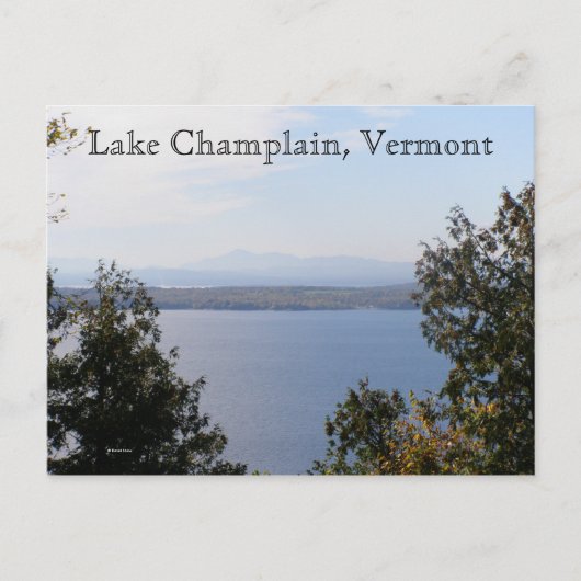 Lake Champlain, Vermont Postkarte (Vorderseite)