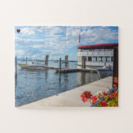 Lake Champlain Vermont Puzzle (Horizontal)