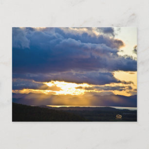 Lake Champlain Vermont Sunset Postkarte