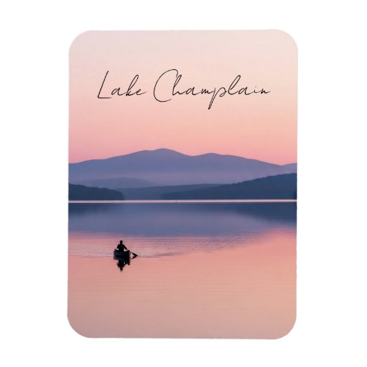 Lake Champlain Vermont Travel Magnet (Vertikal)