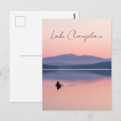 Lake Champlain Vermont Travel Postkarte (Vorne/Hinten)