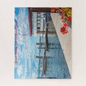 Lake Champlain Vermont. Weihnachtsgrüße Puzzle (Vertikal)