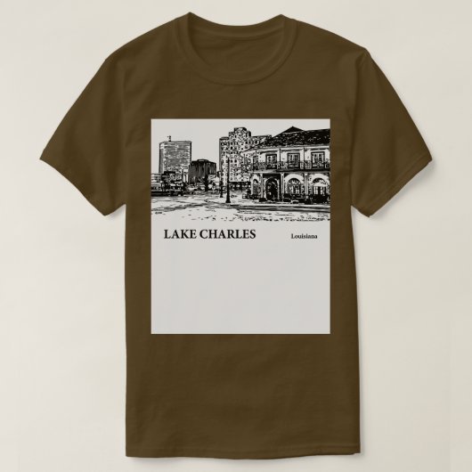 Lake Charles Louisiana TShirt - 2 (Design vorne)