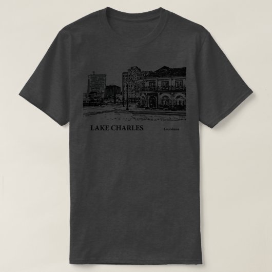 Lake Charles Louisiana TShirt - 3 (Design vorne)